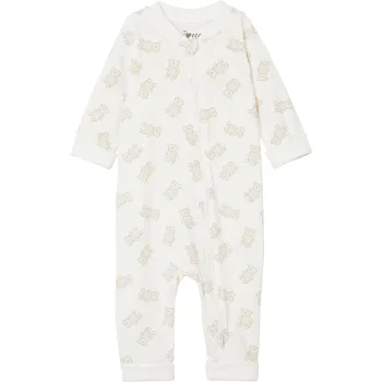 Pyjamas strl 80 beige m nallar ICA I love eco.