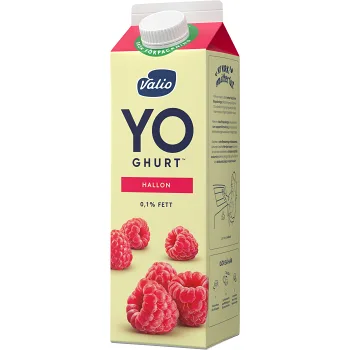 YO-ghurt Hallon 0,1% 1000g Valio.