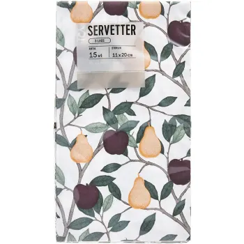 Servett 20cm Apel.