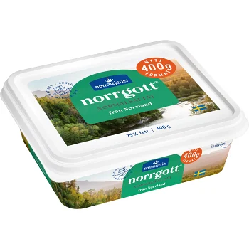 Matfett Norrgott Normalsaltat 75% 400g Norrmejerier.