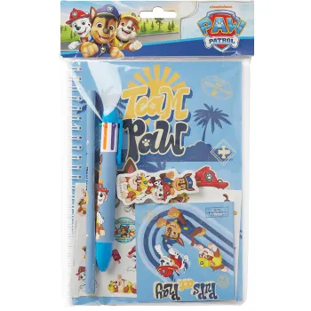 Skrivset Paw Patrol Blå.
