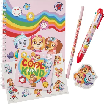 Skrivset Paw Patrol Rosa.