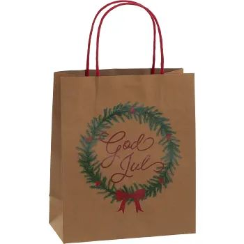 Presentpåse 19x22cm Krans.