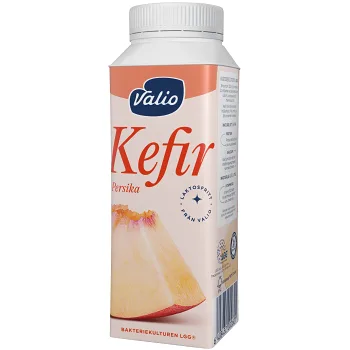 Kefir Persika Laktosfri 250ml Valio.
