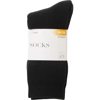 Thermosocka 2p svart 36/38 mywear.
