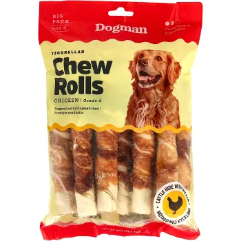 Hundtugg Chew Rolls Chicken Dogman.