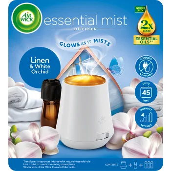 Luftfräschare StartKit Linen/White Orchid 1p Air Wick.