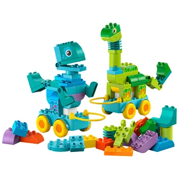 LEGO Duplo 3-i-1 Dinosaurier på hjul 10451.