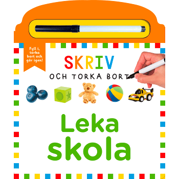 Leka skola Skriv och torka bort.