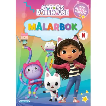 Målarbok Gabby's Dockhus.