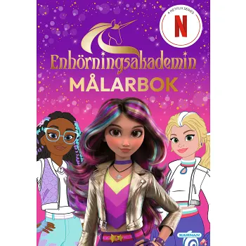 Målarbok Enhörningsakademin.