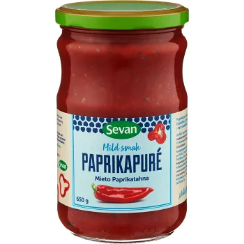 Paprikapuré Mild 650g Sevan.