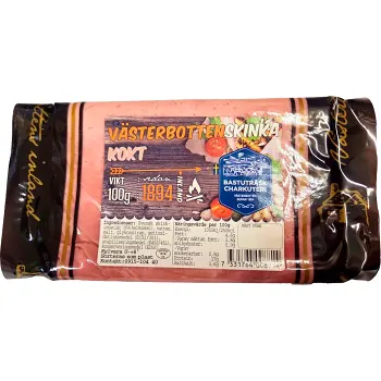 Kokt Västerbottensskinka 100g Bastuträsk Charkuteri.
