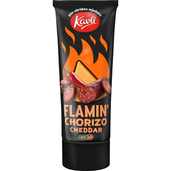 Mjukost Flamin Chorizo Cheddar 250g Kavli.
