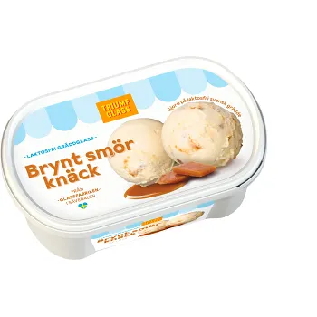 Gräddglass Brynt smörknäck LF 500ml Triumf Glass.