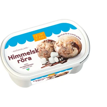 Gräddglass Himmelsk röra 500ml Triumf Glass.