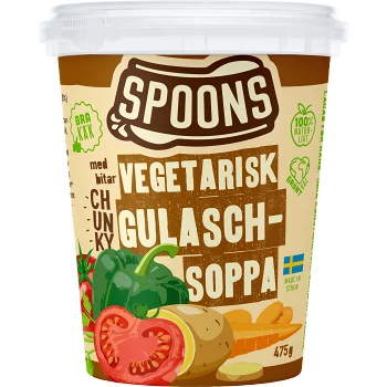 Vegetarisk Gulaschsoppa 475g Spoons.