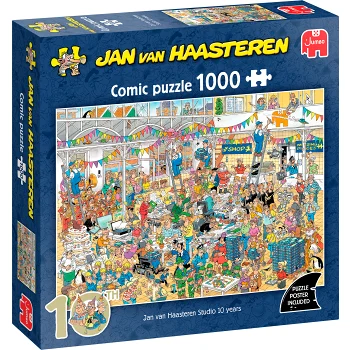 Pussel Studio 10 Years 1000 bitar Jan van Haasteren.