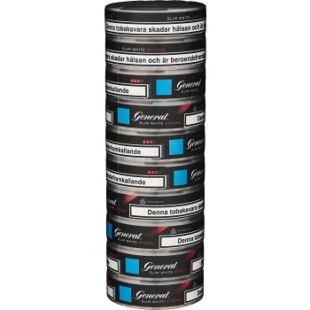 Slim White Strong Stock General.