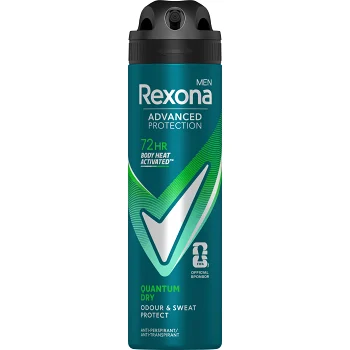 Deodorant 72h Advanced Protection Quantum Dry Spray 150ml Rexona.