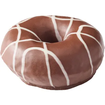 Donut Choco Stripe 63g Dafgårds.