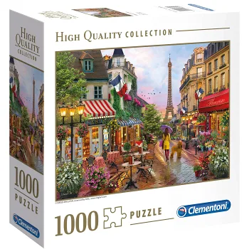 Pussel Flowers in Paris 1000 bitar Clementoni.