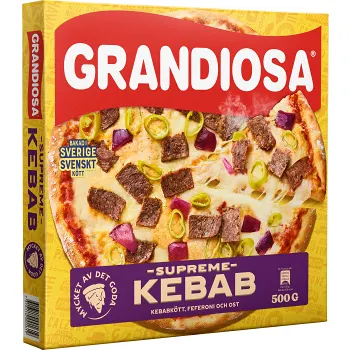 Pizza Supreme kebab 500g Grandiosa.