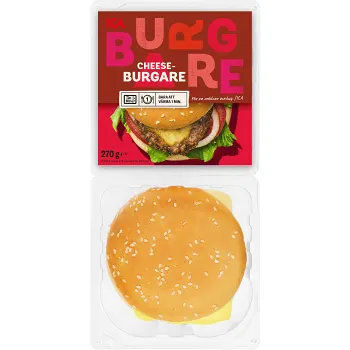 Cheeseburgare 2-p 270g ICA.