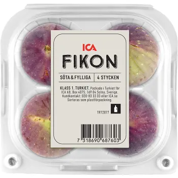 Fikon 4st 180g Klass 1 ICA.
