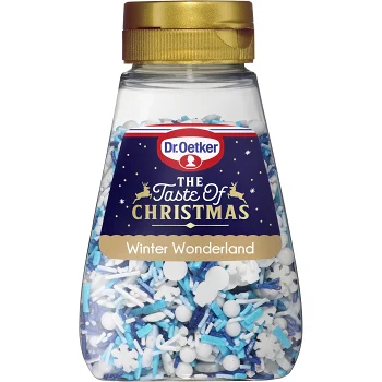 Sockerdekoration Winter Wonderland 110g Dr.Oetker.