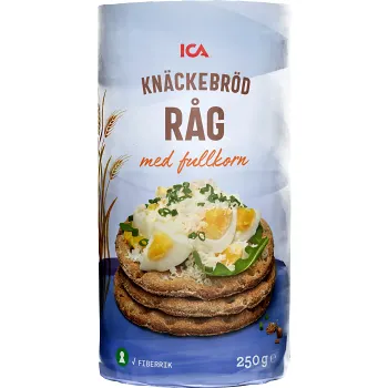 Fullkornsknäcke Råg 250g ICA.