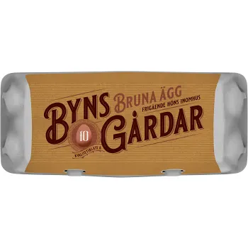 Ägg Bruna 10-p Byns Gårdar.