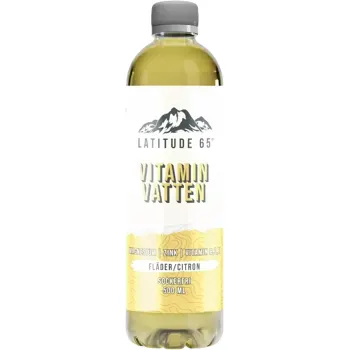 Vitaminvatten Fläder/citron 500ml Latitude 65.