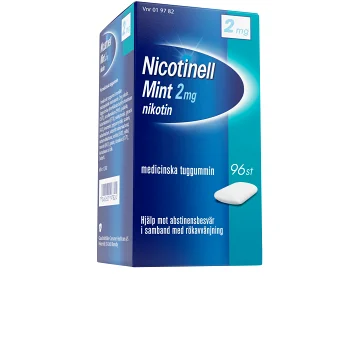 Nicotinell Mint Medicinskt tuggummi 2mg 96-p.