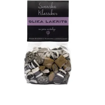 Olika Lakrits 200g Svenska Karamellkompaniet.
