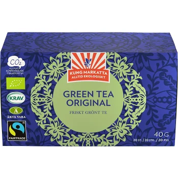 Grönt te original 20-p KRAV Kung Markatta.