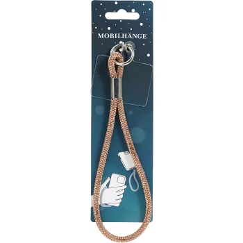 Mobilsmycke guld kedja.