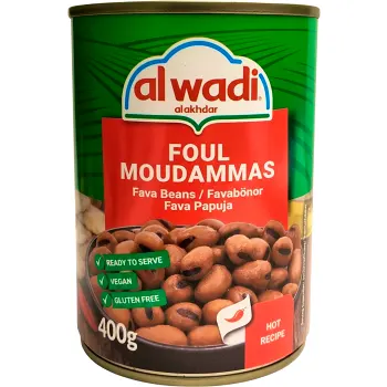 Favabönor Kryddiga 400g Al Wadi.