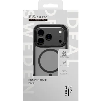 Skal iPh17 Pro Mag Bumper svart Ideal of Sweden.