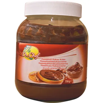 Kräm Hasselnöt &amp; Kakao 750g Dr. Chef.
