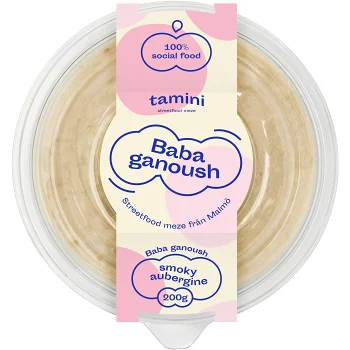 Baba Ganoush Smoky Aubergine 200g Tamini.