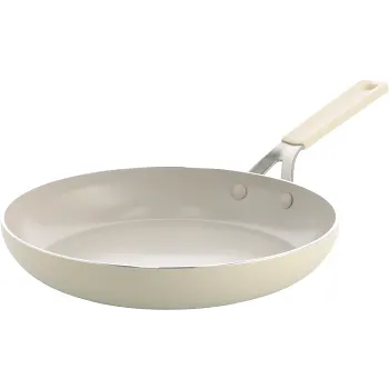 Stekpanna 28cm creme Kitchen Aid.