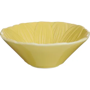 Skål Fantastic flower gul 13cm ICA.