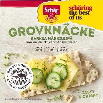 Grovknäcke glutenfri 215g Schär.