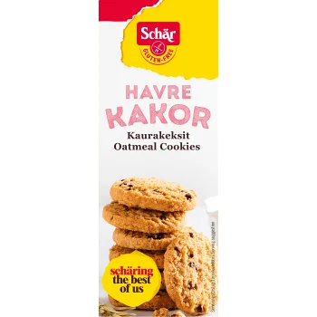 Havrekakor glutenfri 150g Schär.