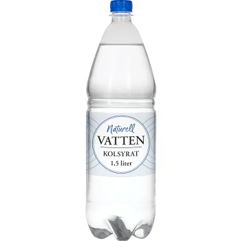 Kolsyrat Vatten Naturell 1.5l ICA.