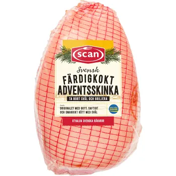 Adventsskinka Färsk Kokt ca 1,8kg Scan.