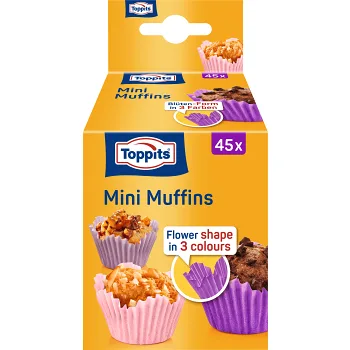 Muffinsform Mini Blomformad 45-p Toppits.