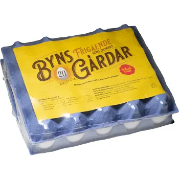 Ägg Frigående 20-p Byns Gårdar.