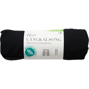 Långkalsong herr L svart mywear.